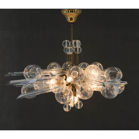 Image 1 of Vintage chandelier by René Roubicek, Czechoslovakia 1970