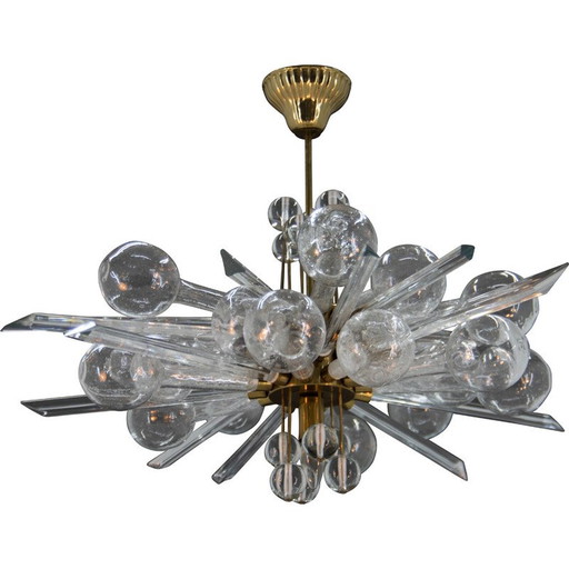 Vintage chandelier by René Roubicek, Czechoslovakia 1970