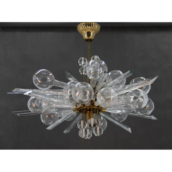 Image 1 of Vintage chandelier by René Roubicek, Czechoslovakia 1970