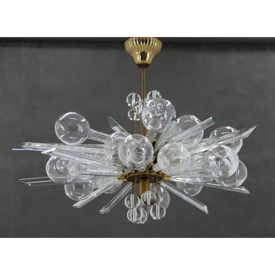 Image 1 of Vintage chandelier by René Roubicek, Czechoslovakia 1970