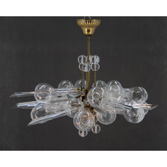 Image 1 of Vintage chandelier by René Roubicek, Czechoslovakia 1970