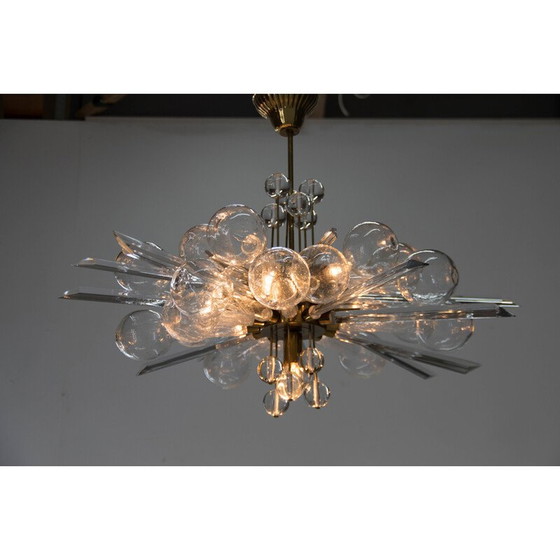 Image 1 of Vintage chandelier by René Roubicek, Czechoslovakia 1970