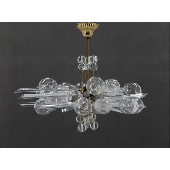 Image 1 of Vintage chandelier by René Roubicek, Czechoslovakia 1970