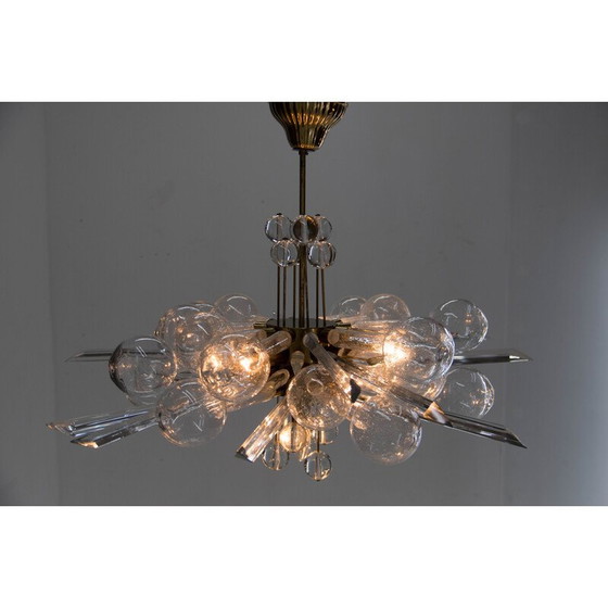 Image 1 of Vintage chandelier by René Roubicek, Czechoslovakia 1970