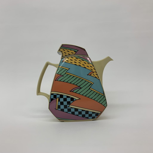 Iconic Memphis Style Dorothy Hafner Rosenthal Teapot Flash 1980S