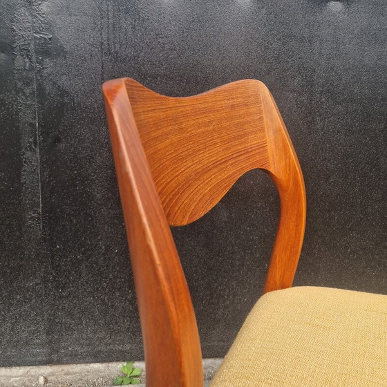Image 1 of Set of 6 vintage Scandinavian teak chairs by Niels O'Moller for J.L. Moller
