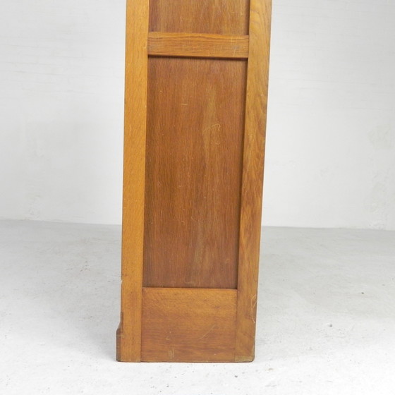 Image 1 of Oak shutter cabinet with 2 shutters, 150 cm high