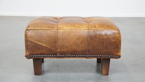 Sheepskin Leather Hocker