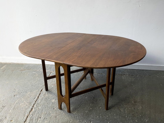 Image 1 of Large 1960S Mid-Century Drop Leaf Table By G Plan