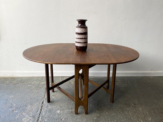 Image 1 of Large 1960S Mid-Century Drop Leaf Table By G Plan