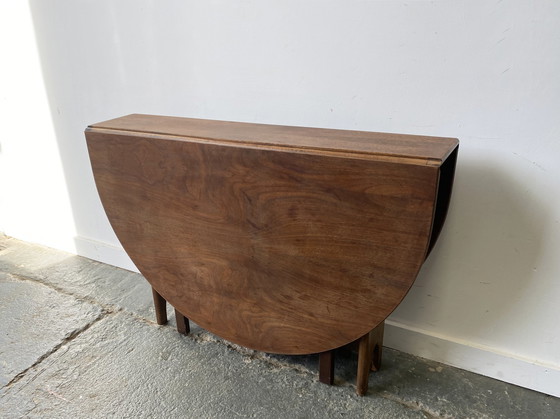 Image 1 of Large 1960S Mid-Century Drop Leaf Table By G Plan