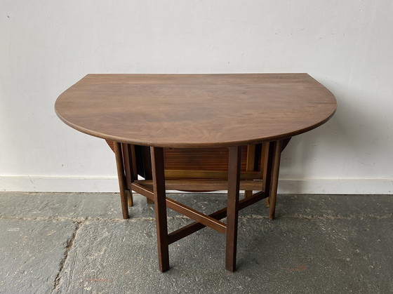 Image 1 of Large 1960S Mid-Century Drop Leaf Table By G Plan