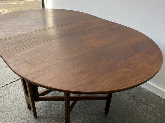 Image 1 of Large 1960S Mid-Century Drop Leaf Table By G Plan