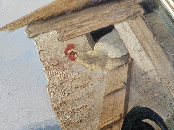 Image 1 of Albertus Verhoesen - Chicken coop 1864