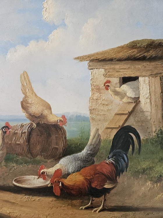 Image 1 of Albertus Verhoesen - Chicken coop 1864