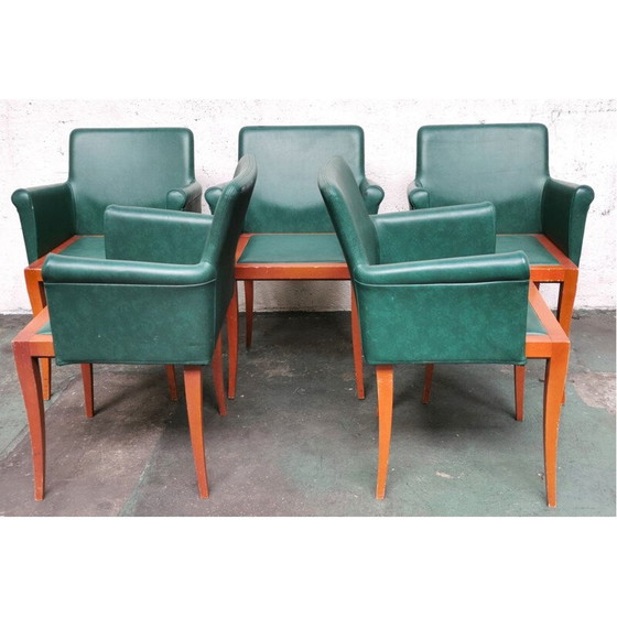 Image 1 of Vintage solid wood bridge chair by Didier Gomez for Ligne Roset