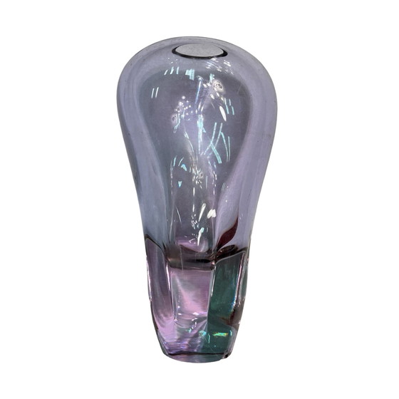 Image 1 of Glass Vase, Designed By M. Klinger, Železny Brod Sklo, Czechoslovakia, 1960S.