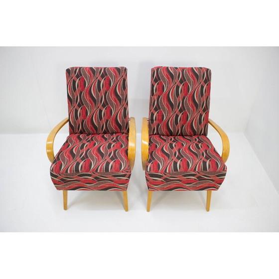 Image 1 of Pair of vintage armchairs by Jaroslav Smidek for Ton, Czechoslovakia 1958