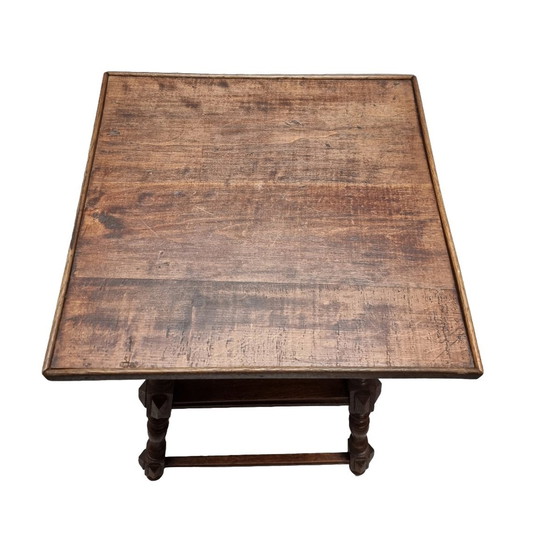 Image 1 of Antique Plant Table Oak