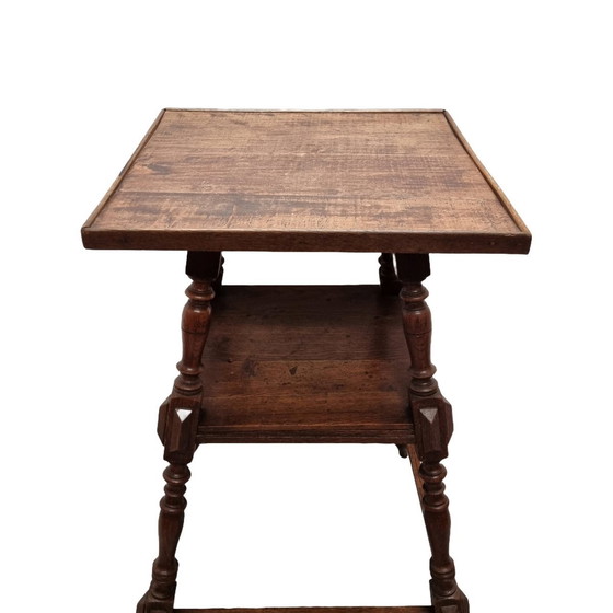 Image 1 of Antique Plant Table Oak