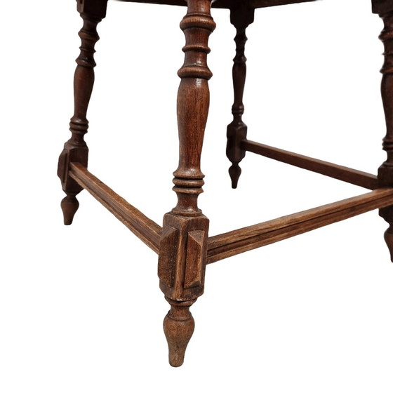 Image 1 of Antique Plant Table Oak