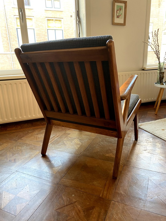 Image 1 of 2x Fauteuils de salon Retro Mid Century remis à neuf