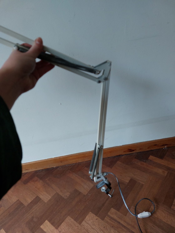 Image 1 of Vintage white architect lamp