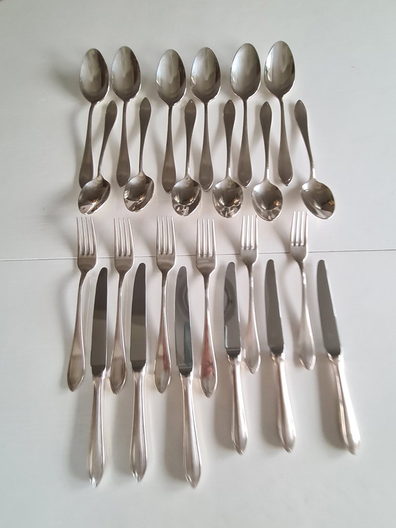 Image 1 of Christofle Versailles Silver-plated Cutlery 24 Parts