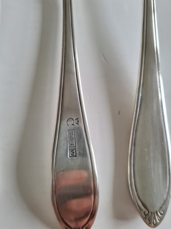 Image 1 of Christofle Versailles Silver-plated Cutlery 24 Parts