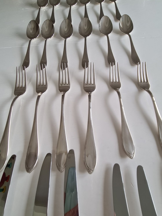 Image 1 of Christofle Versailles Silver-plated Cutlery 24 Parts