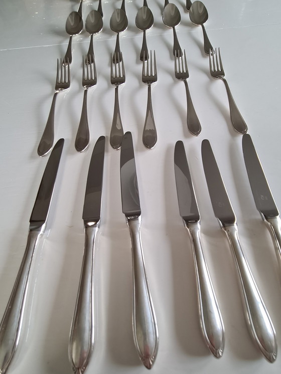 Image 1 of Christofle Versailles Silver-plated Cutlery 24 Parts