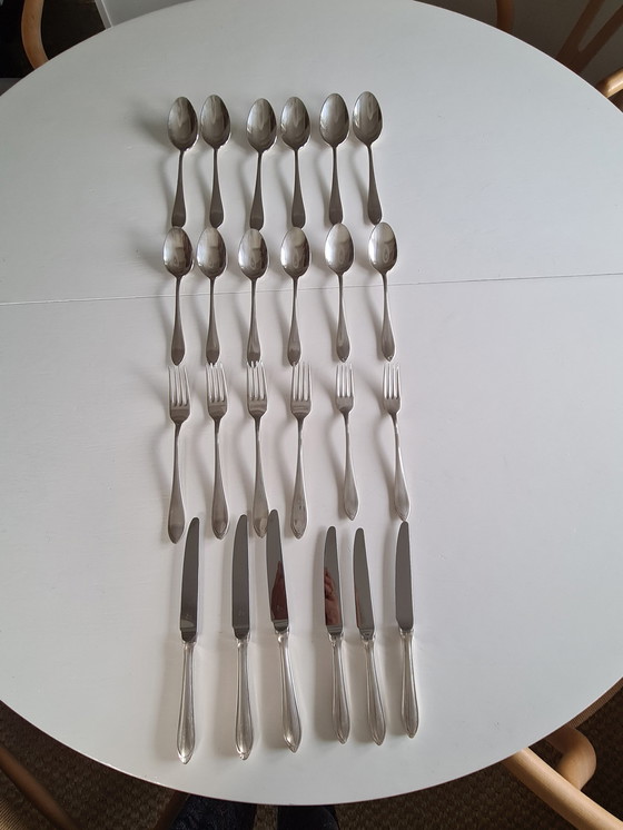 Image 1 of Christofle Versailles Silver-plated Cutlery 24 Parts