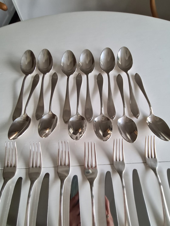 Image 1 of Christofle Versailles Silver-plated Cutlery 24 Parts