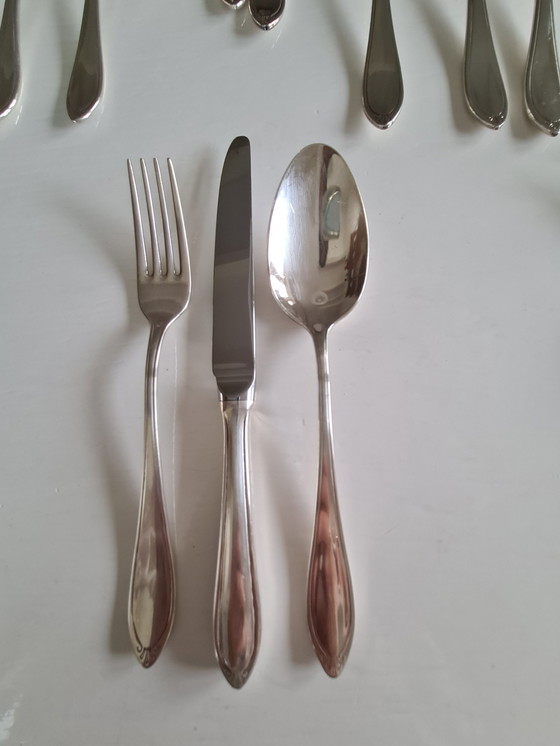 Image 1 of Christofle Versailles Silver-plated Cutlery 24 Parts