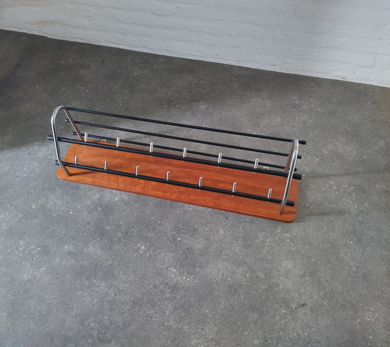 Image 1 of Coat rack - Teak / Chrome - Vintage