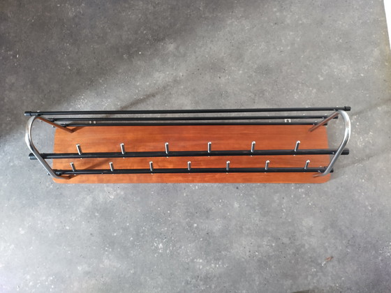 Image 1 of Coat rack - Teak / Chrome - Vintage