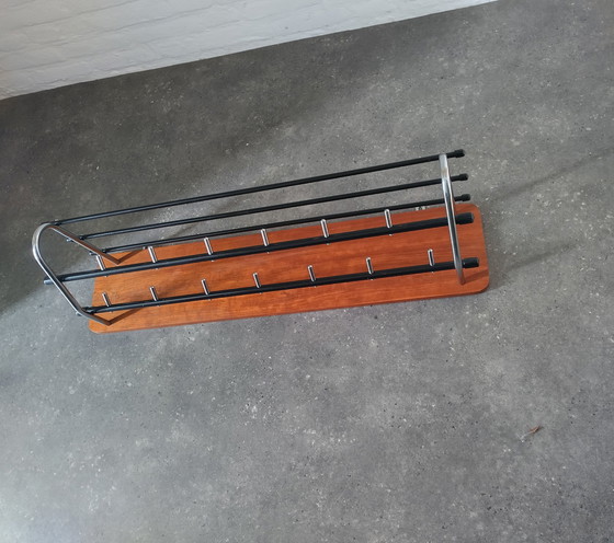 Image 1 of Coat rack - Teak / Chrome - Vintage