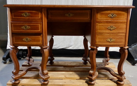 Image 1 of Antique Mazarin wooden desk