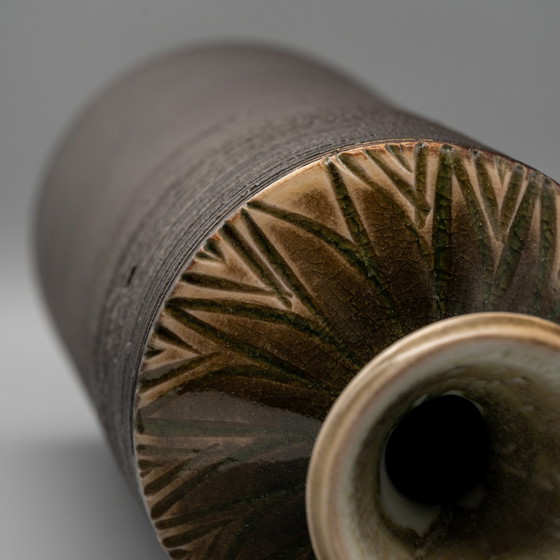 Image 1 of Vaso Shigaraki bottiglia giapponese Atsushi Yuba