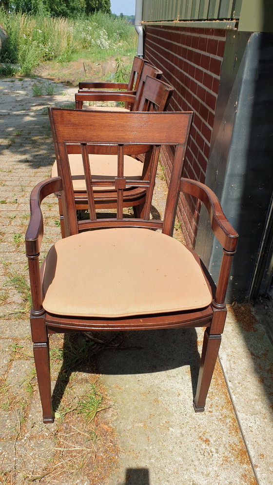 Image 1 of 4x Schuitema dining room armchairs