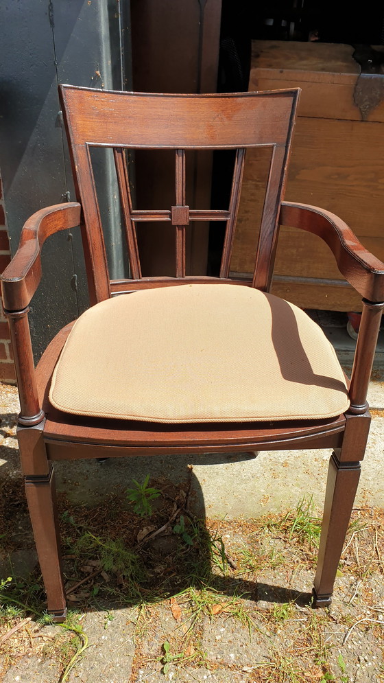 Image 1 of 4x Schuitema dining room armchairs