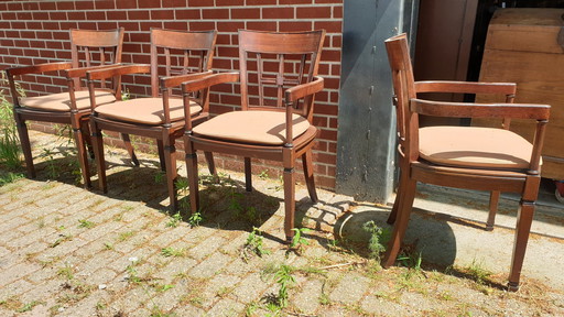 4x Fauteuils de salle à manger Schuitema