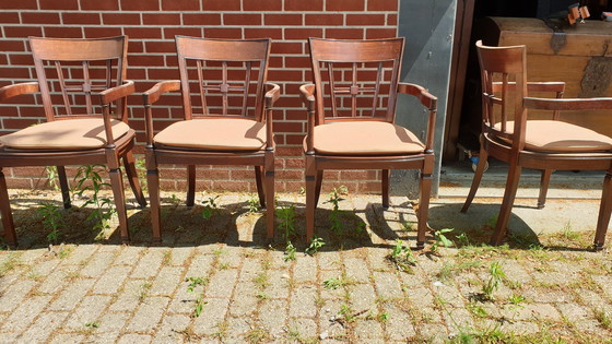 Image 1 of 4x Schuitema dining room armchairs