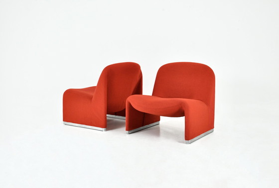 Image 1 of Alky Chairs by Giancarlo Piretti for Anonima Castelli, 1970s, Set of 2