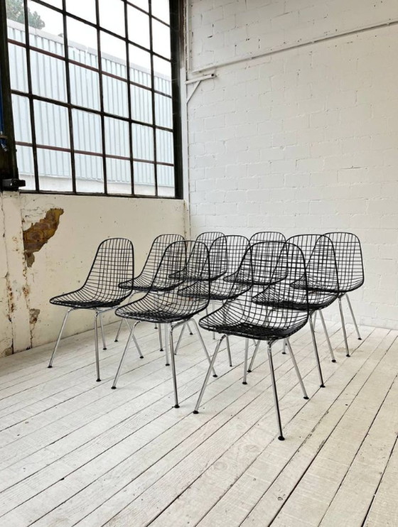 Image 1 of Herman Miller Eames Wire Chair DKR-2 (4 available)