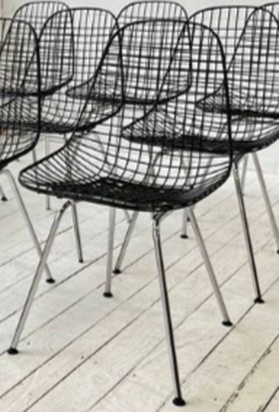 Image 1 of Herman Miller Eames Wire Chair DKR-2 (4 available)