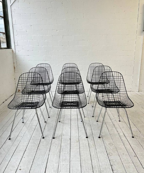 Image 1 of Herman Miller Eames Wire Chair DKR-2 (4 available)