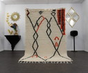 Berber rug - 245 cm x 161 cm - colored wool
