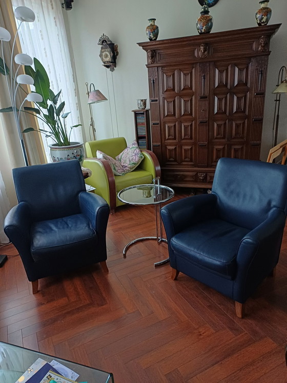 Image 1 of 2x Baxter armchairs