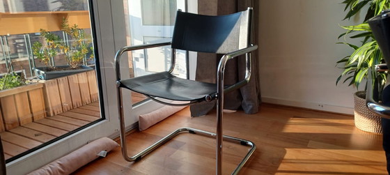 Image 1 of 4x Tube frame chairs type Mart Stam s33